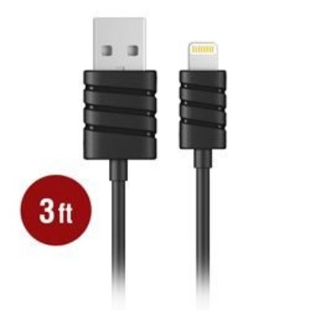 ILB GOLD Replacement For Iwalk, Lightning Cable Mfi Version Black LIGHTNING CABLE MFI VERSION BLACK